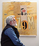 Photo of JT with work